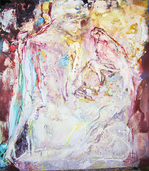 «Дівчинка з птахом». 2011. Полотно, олія